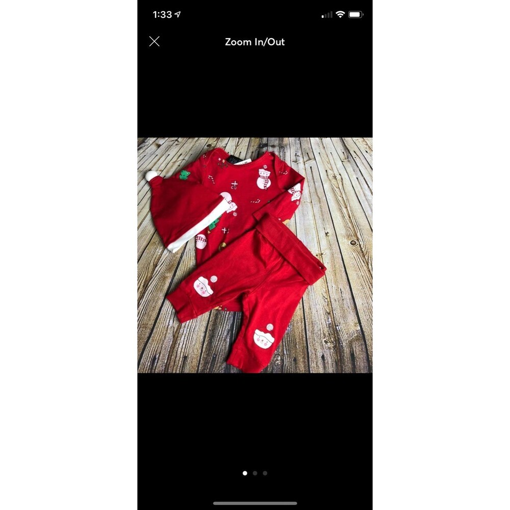 H&M Christmas Outfit 1-2 Months